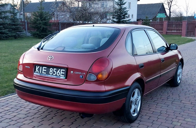 Toyota Corolla cena 11500 przebieg: 218000, rok produkcji 1998 z Alwernia małe 667